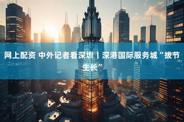 网上配资 中外记者看深圳丨深港国际服务城“拔节生长”